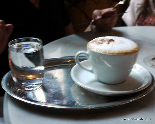 Espresso with steamed Milk and Foam