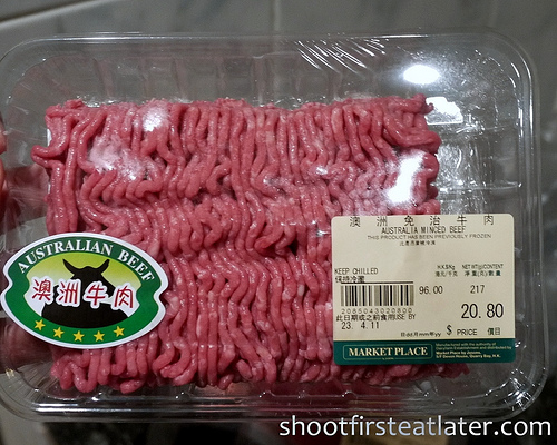 Australian minced beef