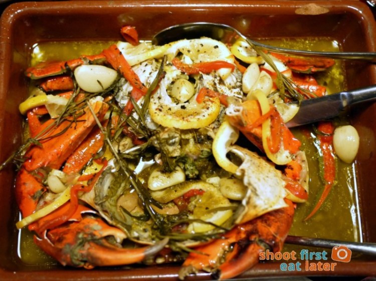 Calderon Restaurant - Cangrejos de Calderon (baked crab) P1,300