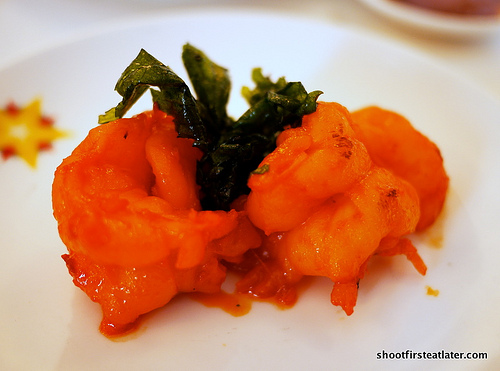 sauteed prawns in sze chuan sauce