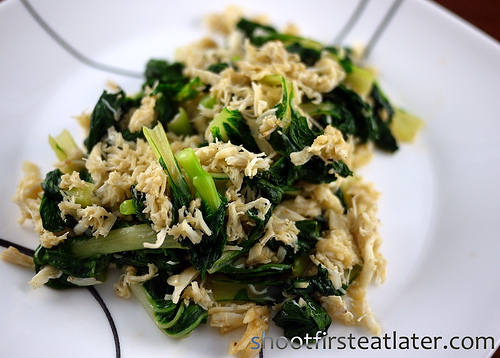 Cohen Lifestyle Seafood Meals- crabmeat & bok choy saute