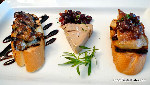 Trio of Foie Gras