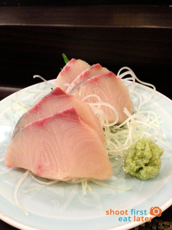 Tanabe Japanese Resaurant- Hamachi sashimi P680