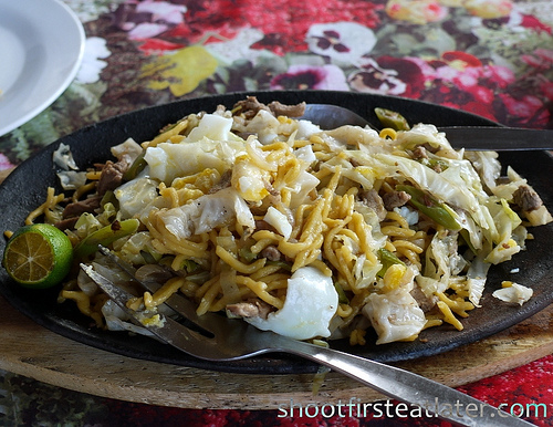 sizzling pancit