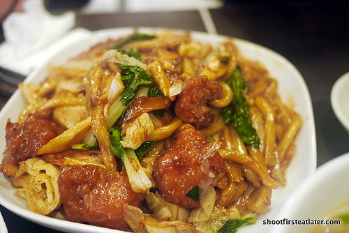 Shanghai noodles w/ spareribs
