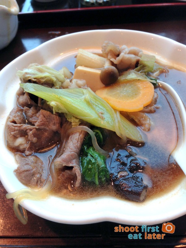 Sakura by Edo San - U.S. Beef Sukiyaki P2,000