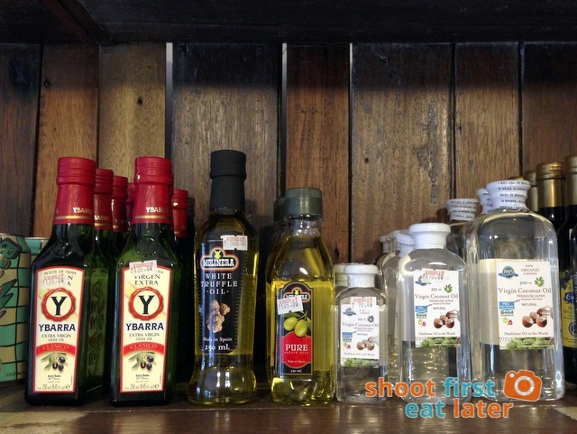 Connie's Kitchen Deli - Ybarra evoo, Molinera white truffle oil P580, virgin coconut oil