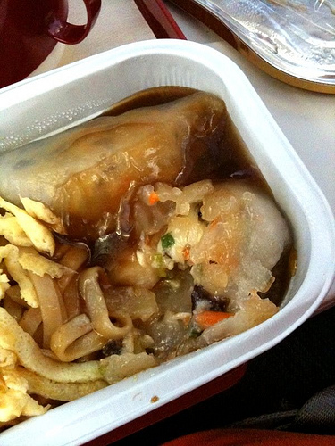 dumplings w/ noodles 