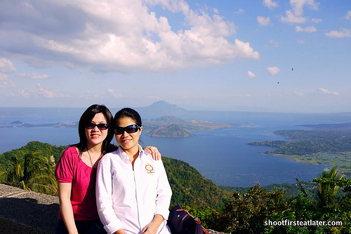 Taal volcano from Taal Vista Hotel