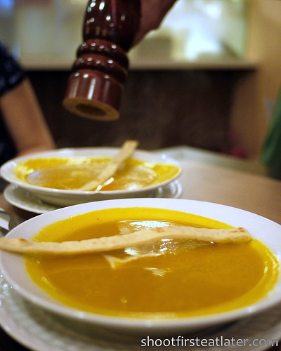 cream of pumpkin soup