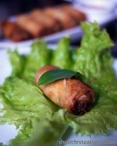 Vietnamese crab & mushroom spring roll-1