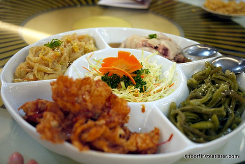 four kinds of appetizers