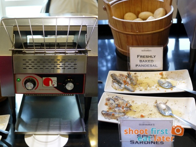 Chef Laudico Guevarra's- pandesal, spicy sardines