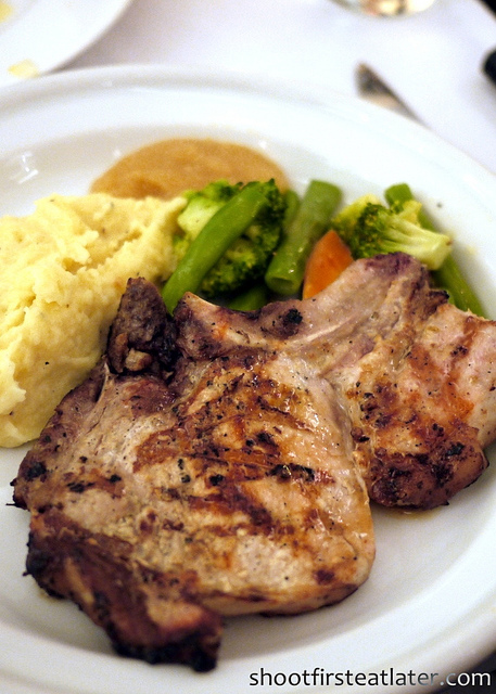Apartment 1b- grilled porkchops