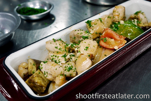 Chicken with Curry Peanut Sauce