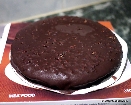 Ikea Almond Cake w: Dark Chocolate-2