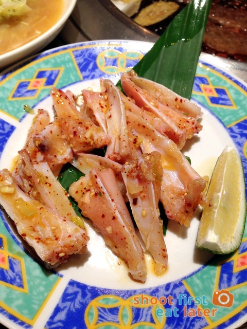 Gyumon Yakiniku Restaurant- tori nankatsu (chicken cartilage soft bone) P230