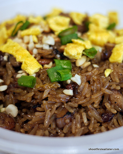 fried glutinous rice w/ preserved meats