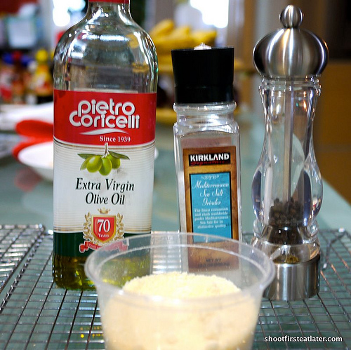 Garlic Parmesan Pita Chips-3