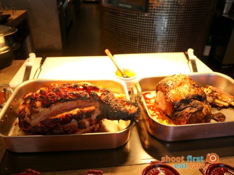 Marco Polo Hotel Ortigas Cucina Restuarant Buffet- roast ham and roast prime rib