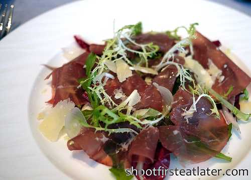 Tosca at the Ritz-Carlton Hong Kong- Beef Sirloin "Bresaola"