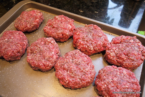 grilled burgers