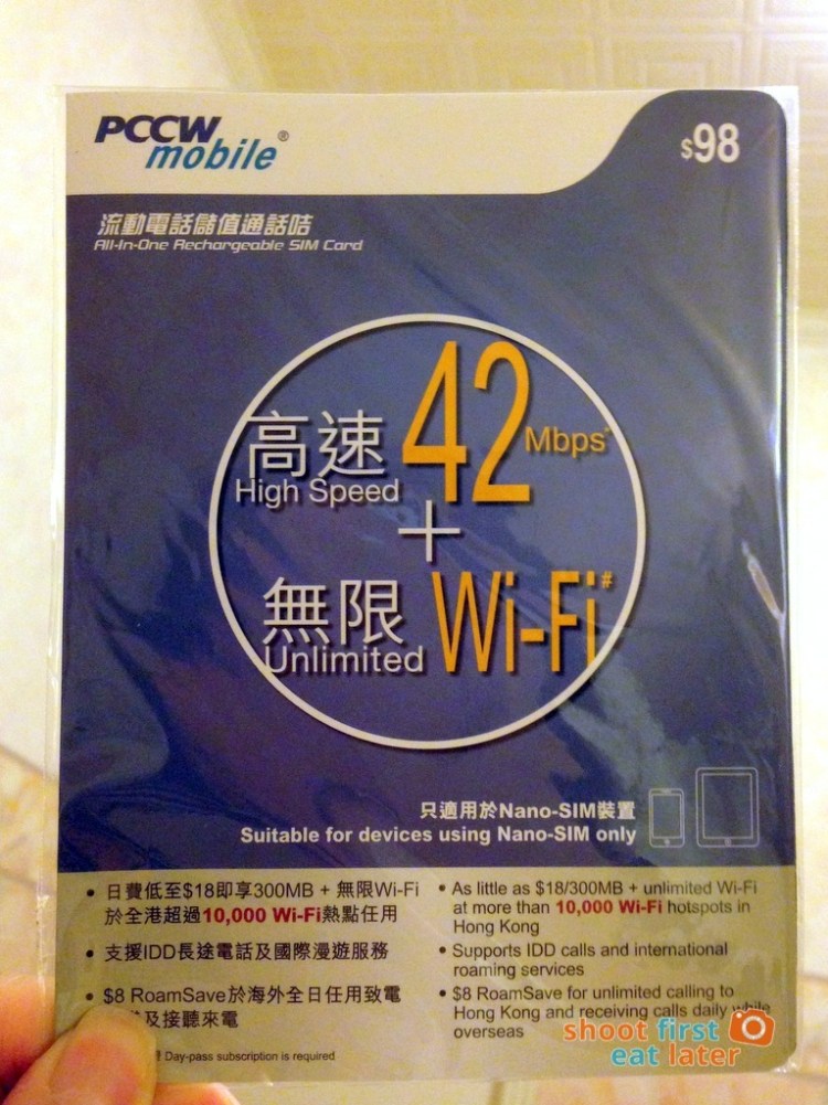 PCCW-HKT All-In-One Rechargeable SIM Card