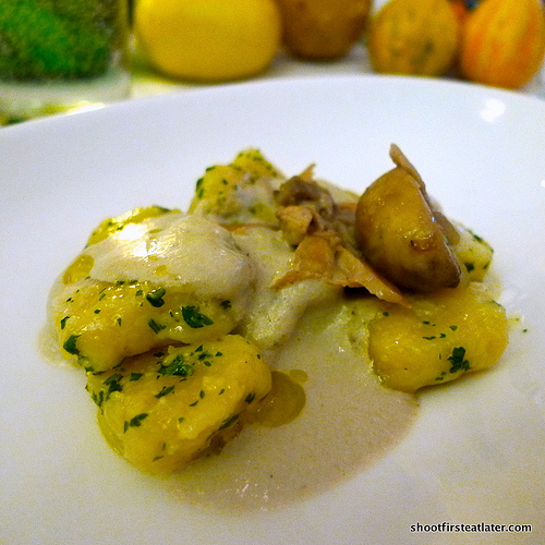 Porcini & truffle gnocchi