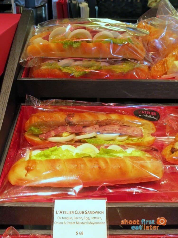 Le Salon de Thé de Joel Robuchon (Elements HK)- L'Atelier club sandwich HK$68