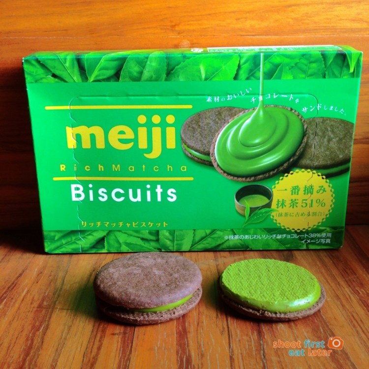 Meiji Rich Matcha Biscuits
