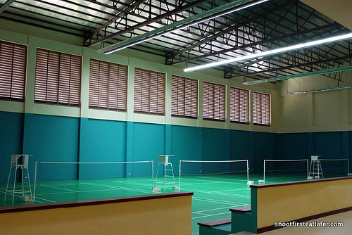 badminton courts