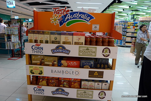 Aussie products in Manila