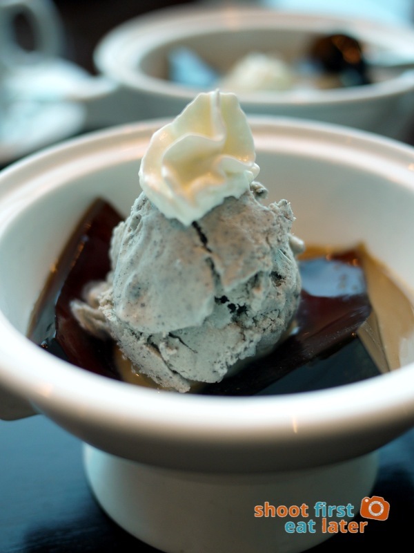 Sakura by Edo San- Coffee Jelly with Black Sesame Ice Cream P150