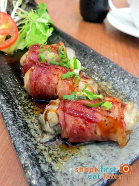 Romankan Yokohama- bacon rolled with Hiroshima oysters HK$58