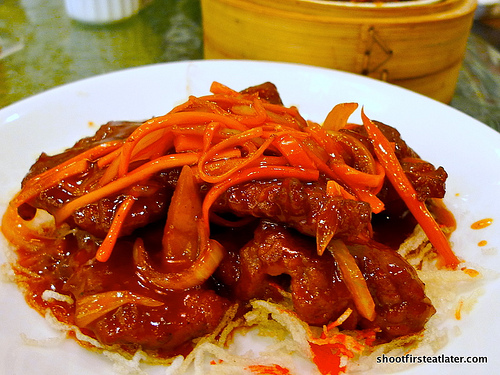 Beef tenderloin Chinese style