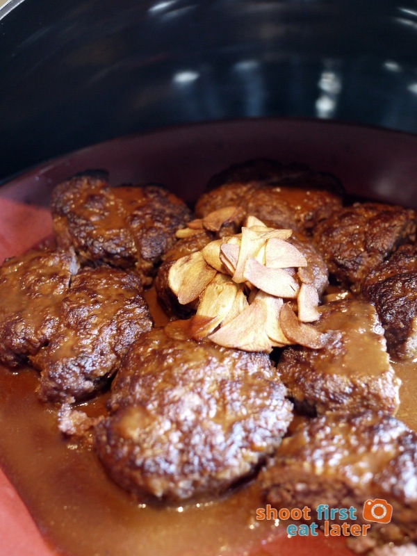Inagiku, Makati Shangri-La- mini wagyu burger
