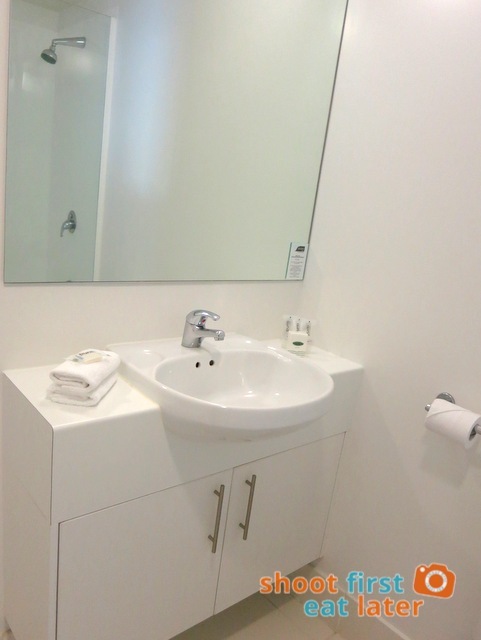 Quest Parnell Master's bedroom bathroom Quest Serviced Apartments - Parnell, Auckland-021