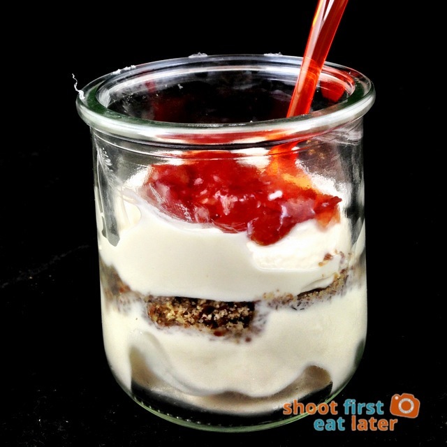 low fat Greek yogurt, LSA, orange cranberry marmalade