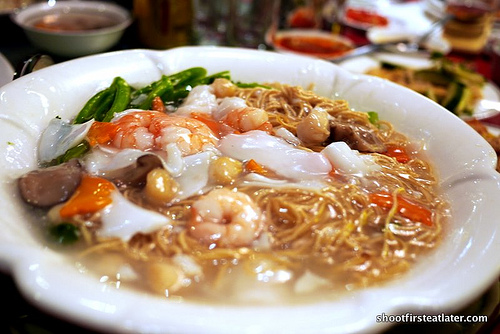 fried seafood noodles