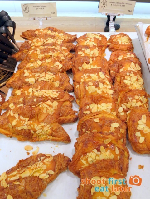 Eric Kayser Hong Kong - almond croissant HK$18 almond & chocolate croissant HK$18