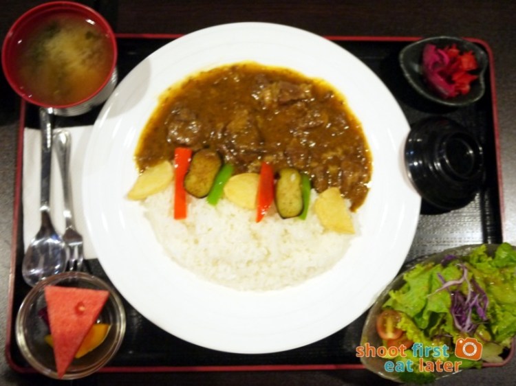 Toki Japanese REstaurant- wagyu curry set P550
