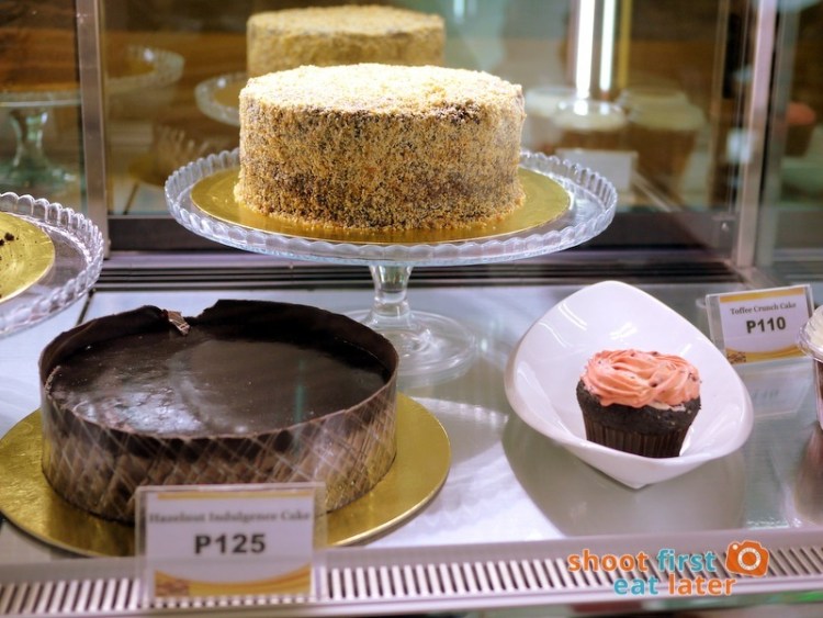 Lucca Bakery (SM Mega Fashion Hall)- Toffee Crunch Cake P110, Flourless Indulgence Cake P125