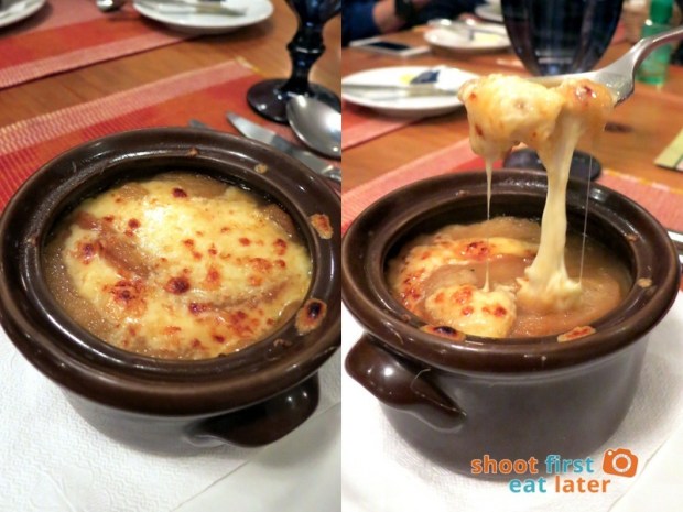 Mario's Baguio - French Onion Soup P190