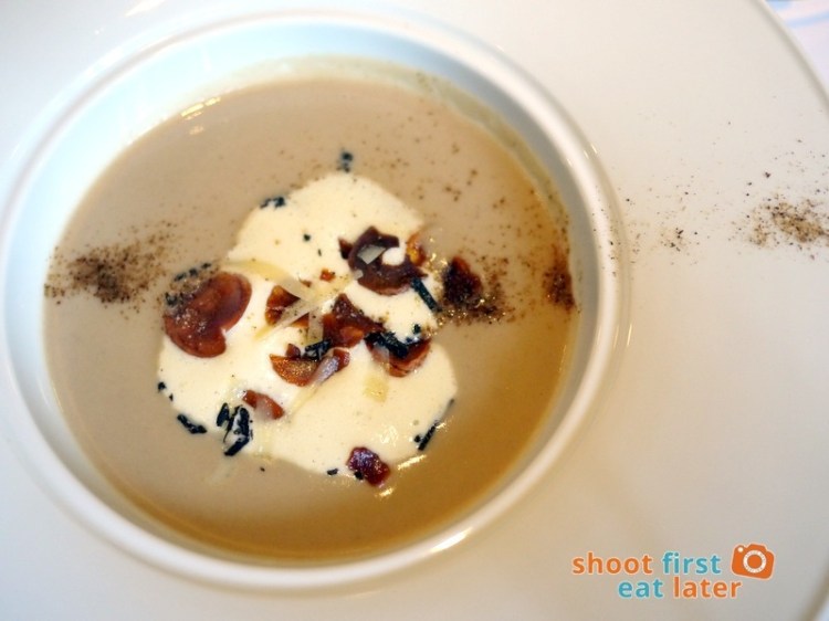 Mandarin Oriental Manila - The Tivoli- Richard Toix Degustation Menu - Chestnut Soup & Comte Toast