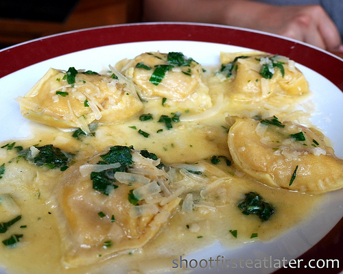 Roasted Butternut Squash-Marscarpone Ravioli