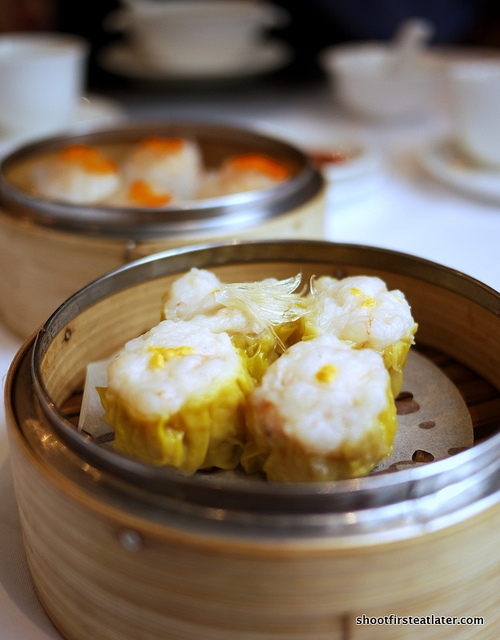 steamed pork dumplings