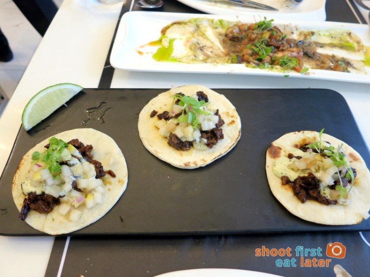 Todd English Food Hall Manila- Asada Steak with Pear Salsao TAco P320