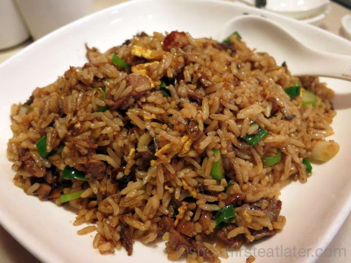 fried rice with roasted goose & preserved vegetables HK$62